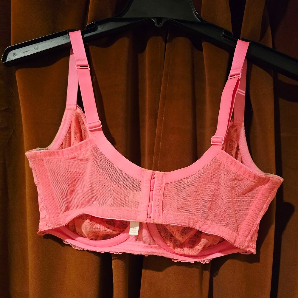 Cacique Lightly Lined Lack Full Coverage Bra - image 4